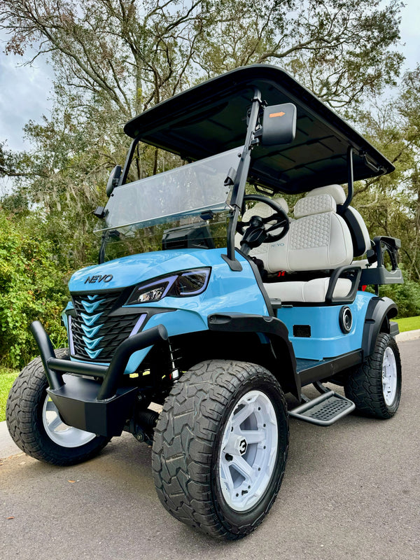 NEVO L4 Golf Cart - Metallic Pastel Blue