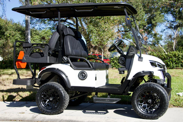 NEVO L4 Golf Cart - Pure White