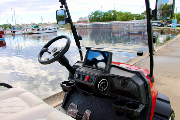 NEVO L4 Golf Cart - Carmine Red