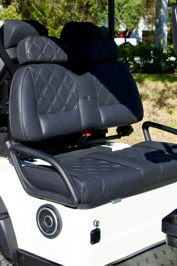 NEVO L4 Golf Cart - Pure White