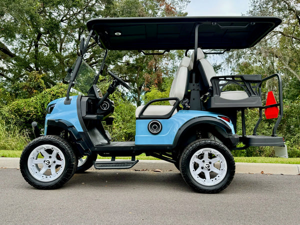 NEVO L4 Golf Cart - Metallic Pastel Blue