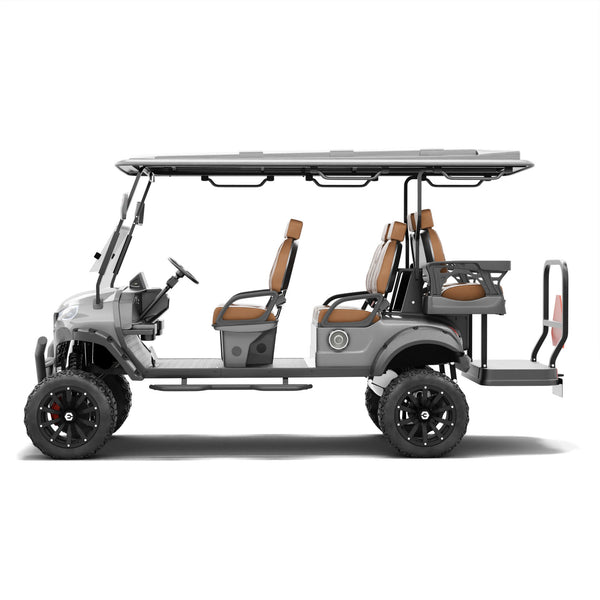 NEVO L6 Lifted Golf Cart - Custom Thunderstorm Grey