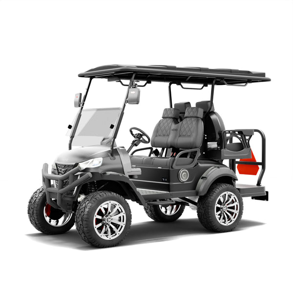 NEVO L4 Golf Cart - Matte Black