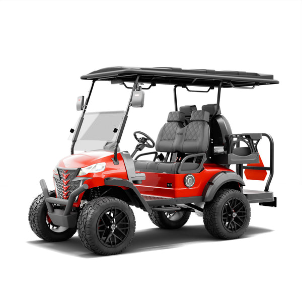 NEVO L4 Golf Cart - Carmine Red