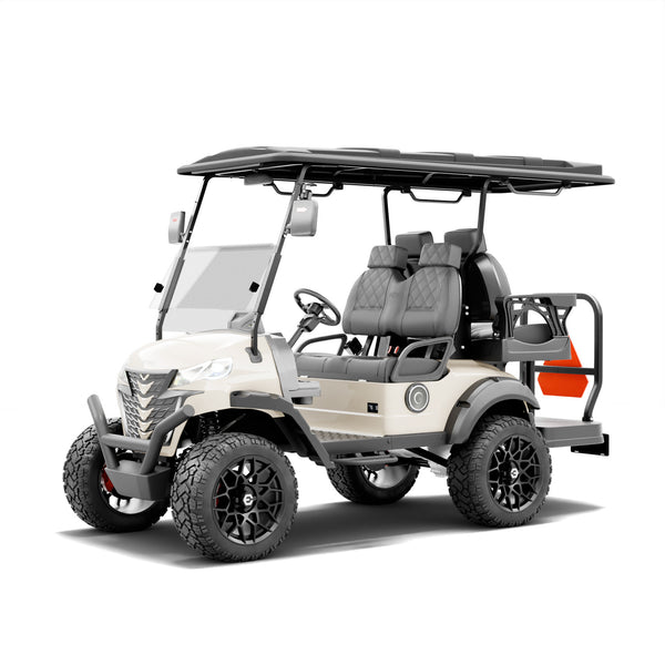 NEVO L4 Golf Cart - Pure White