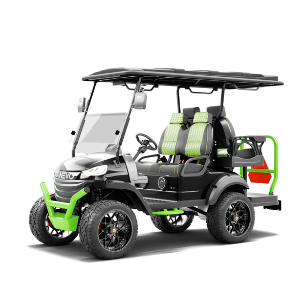 NEVO L4 Golf Cart - Black Diamond Pearl