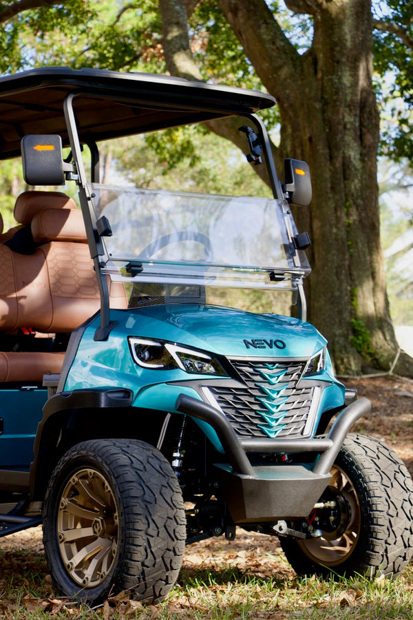 NEVO L4 Golf Cart - Metallic Teal Blue