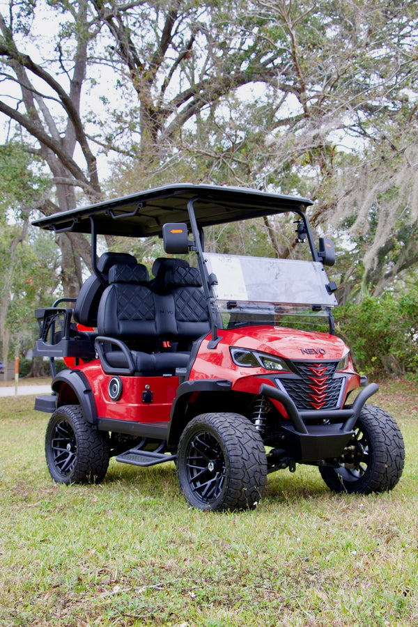 NEVO L4 Golf Cart - Carmine Red