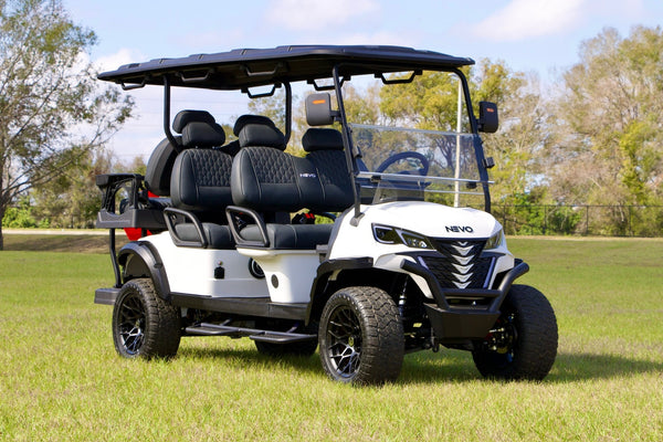 NEVO L6 Golf Cart - Matte Signal White