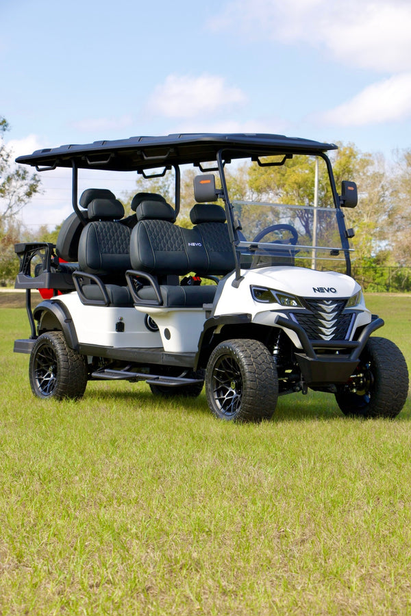 NEVO L6 Golf Cart - Matte Signal White