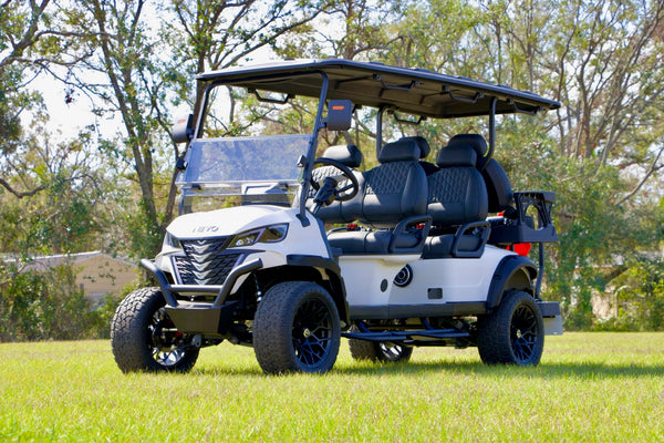 NEVO L6 Golf Cart - Matte Signal White