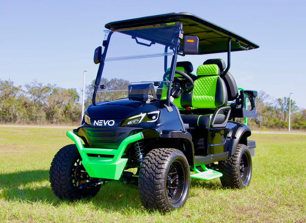 NEVO L4 Golf Cart - Black Diamond Pearl