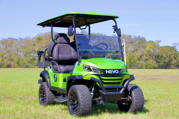 NEVO L4 Golf Cart - Metallic Green Hornet