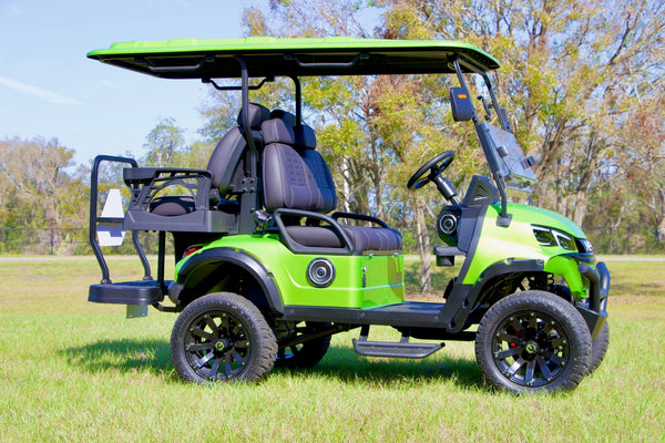 NEVO L4 Golf Cart - Metallic Green Hornet