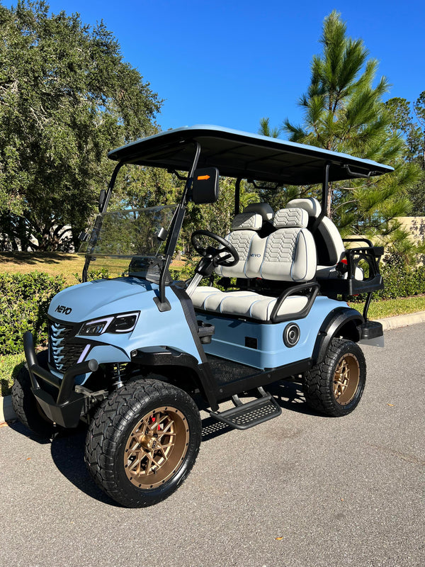 NEVO L4 Golf Cart - Matte Blue Fog