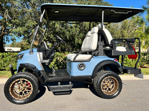 NEVO L4 Golf Cart - Matte Blue Fog