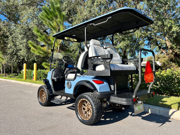 NEVO L4 Golf Cart - Matte Blue Fog