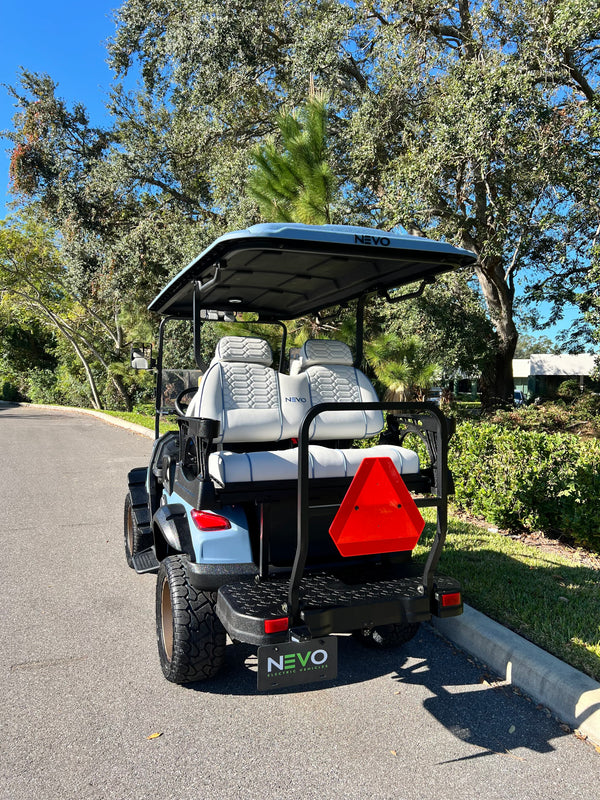 NEVO L4 Golf Cart - Matte Blue Fog