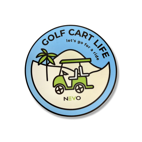 Golf Cart Life Sticker L4F