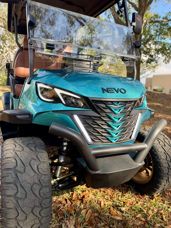 NEVO L4 Golf Cart - Metallic Teal Blue