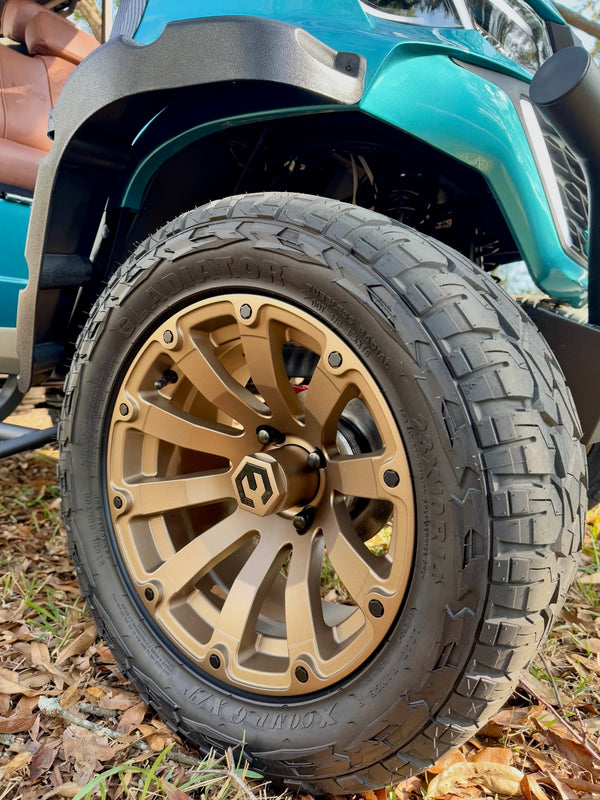 NEVO L4 Golf Cart - Metallic Teal Blue