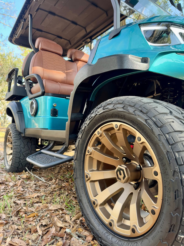 NEVO L4 Golf Cart - Metallic Teal Blue