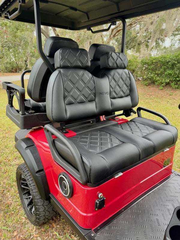 NEVO L4 Golf Cart - Carmine Red