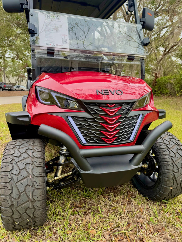 NEVO L4 Golf Cart - Carmine Red