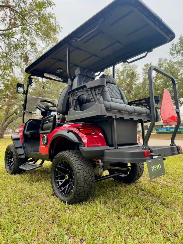 NEVO L4 Golf Cart - Carmine Red