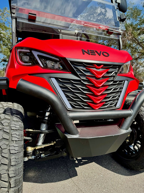 NEVO L6 Golf Cart - Matte Luminous Red