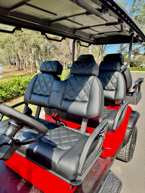 NEVO L6 Golf Cart - Matte Luminous Red