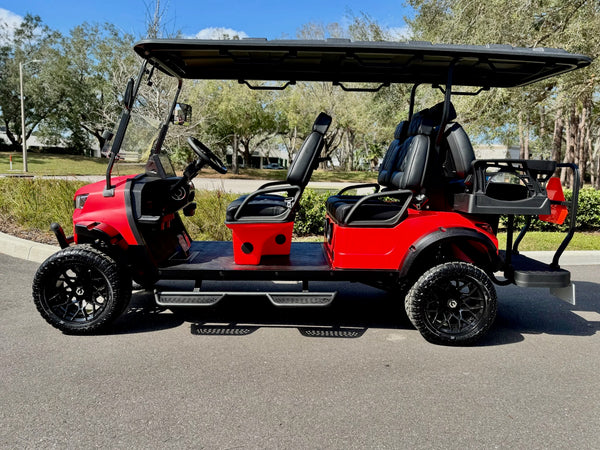 NEVO L6 Golf Cart - Matte Luminous Red