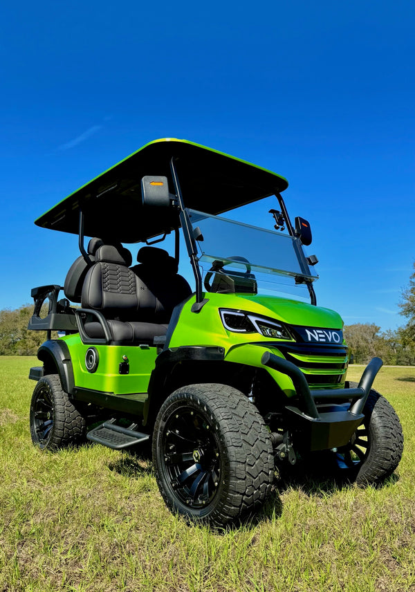 NEVO L4 Golf Cart - Metallic Green Hornet