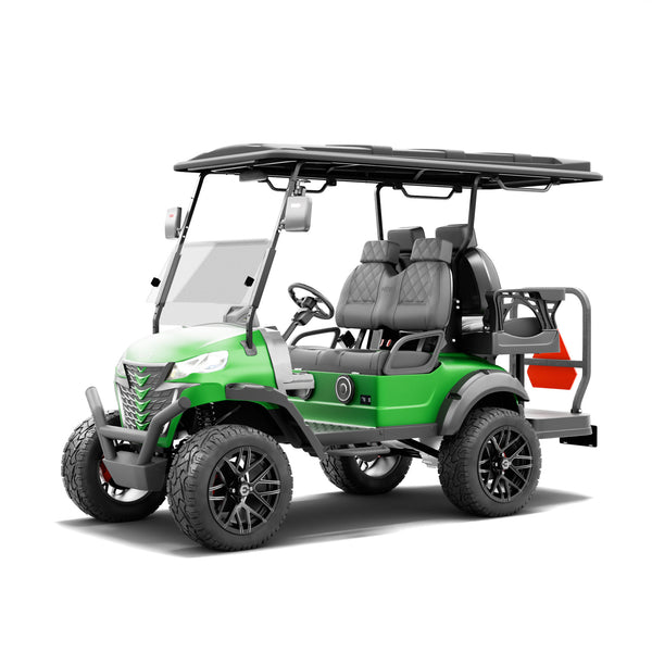 NEVO L4 Golf Cart - Matte Luminous Green