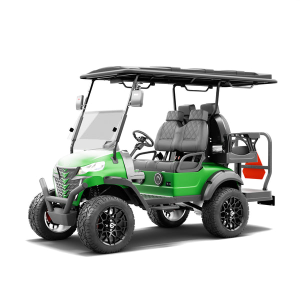 NEVO L4 Golf Cart - Matte Luminous Green