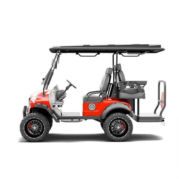 NEVO L4 Golf Cart - Metallic Carmine Red