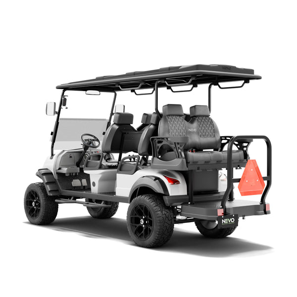 NEVO L6 Golf Cart - Matte Signal White