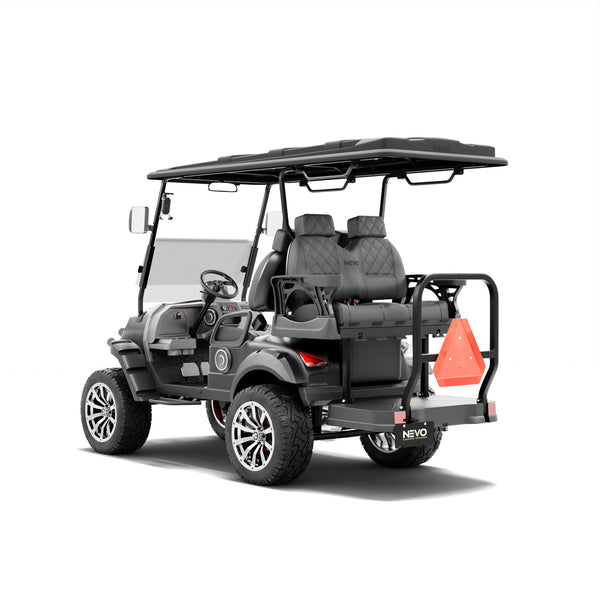 NEVO L4 Golf Cart - Matte Black