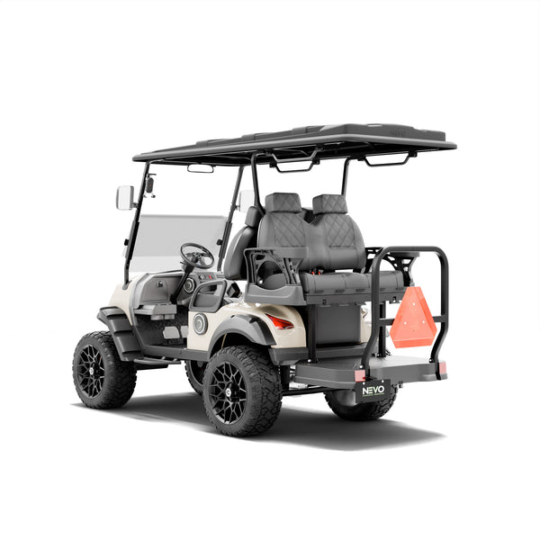 NEVO L4 Golf Cart - Pure White