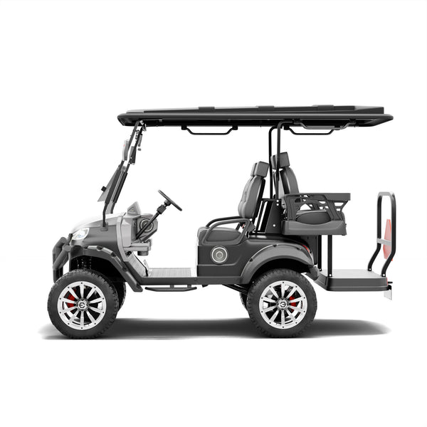 NEVO L4 Golf Cart - Matte Black