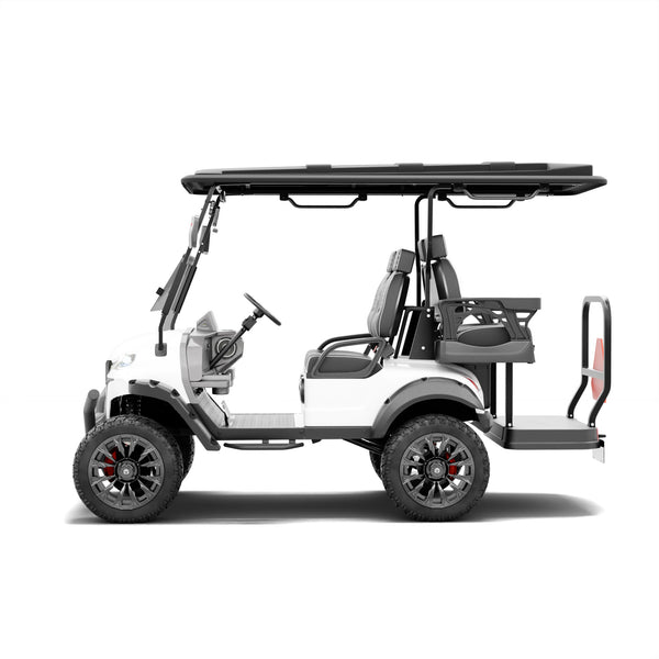 NEVO L4 CUSTOM Golf Cart - Bright White