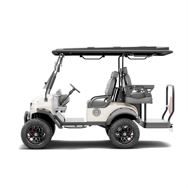 NEVO L4 Golf Cart - Pure White