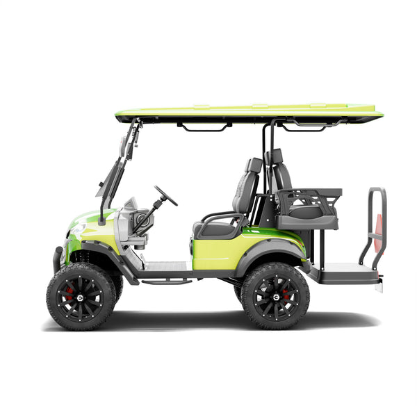 NEVO L4 Golf Cart - Metallic Green Hornet